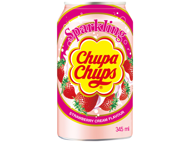 Erdbeergetränk mit Creme