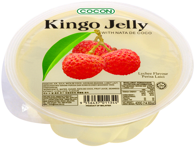 Kingo Litschi Jelly mit Nata de Coco