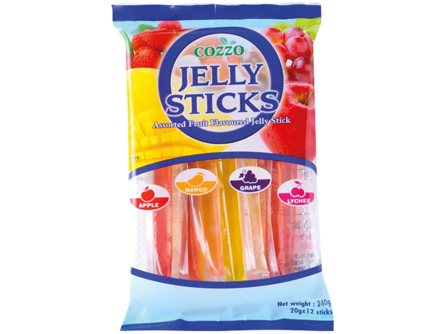 Gelee Stäbchen Fruchtgeschmack