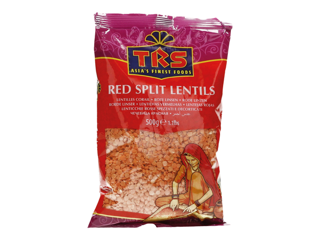 Rote Linsen (Gespalten)
