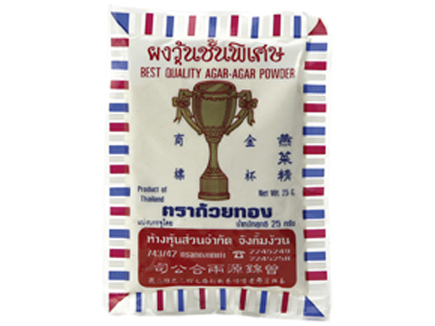 Weißes Agar Agar Pulver