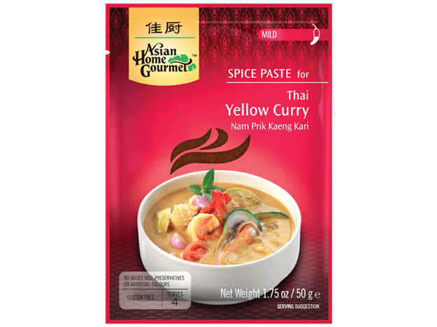 Gelbes Thai Curry Würzpaste
