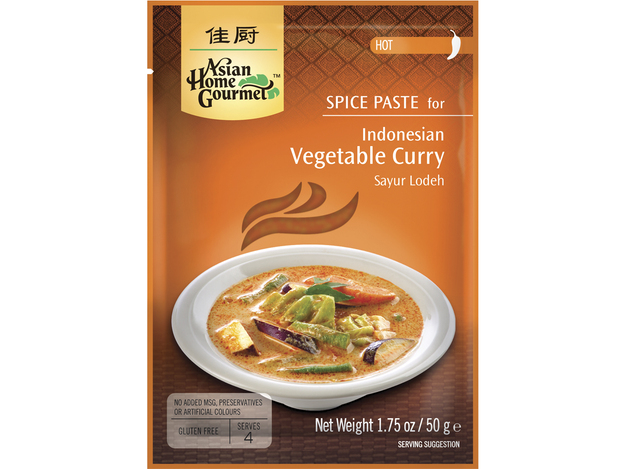 Indonesisches Gemüse Curry Würzpaste