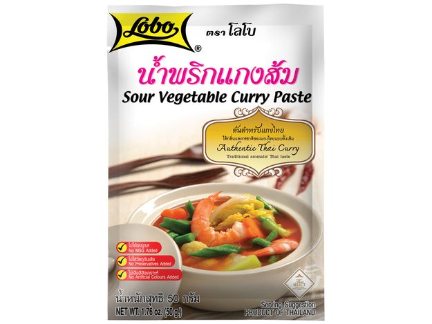 Saures Gemüse Currypaste
