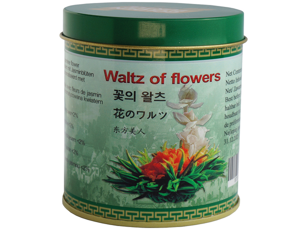 Grüner Tee Walzer der Blumen
