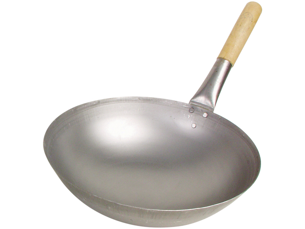 Wok mit Holzgriff (35 cm)