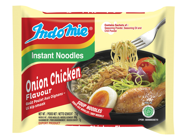 Instant Nudeln Huhn Zwiebel