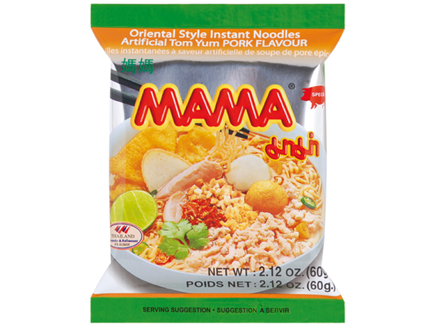 Instant Nudeln Tom Yum Schweinefleisch