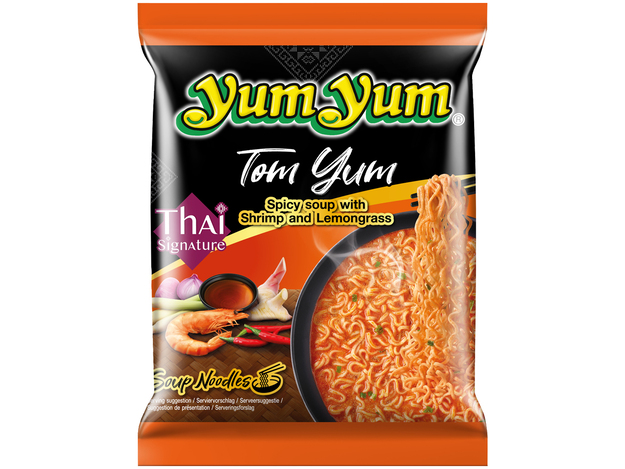 Instant Nudeln Thai Scharfe Suppe