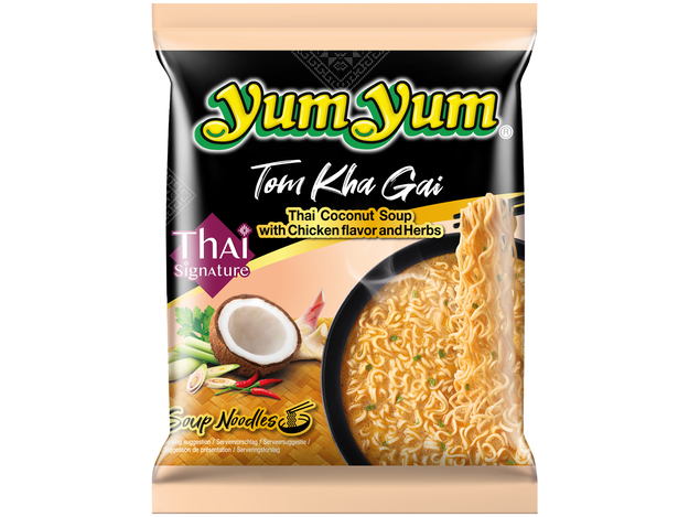 Instant Nudeln Thai Kokossuppe