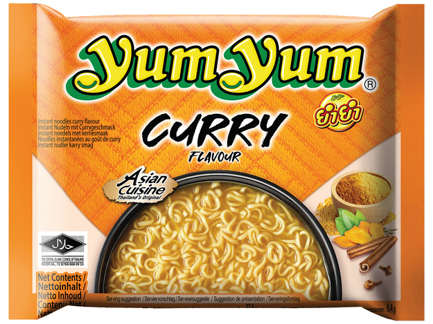 Instant Nudeln Curry