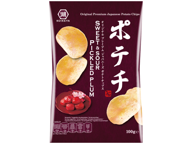 Kartoffelchips Salzpflaumenessig