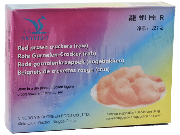 Rote Garnelenchips (Roh)