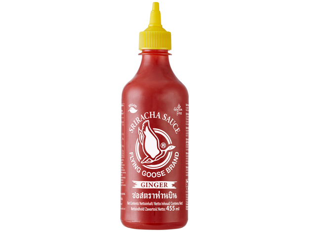 Sriracha Chilisauce mit Ingwer