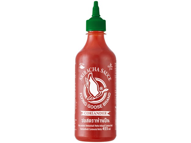 Sriracha Chilisauce mit Koriander