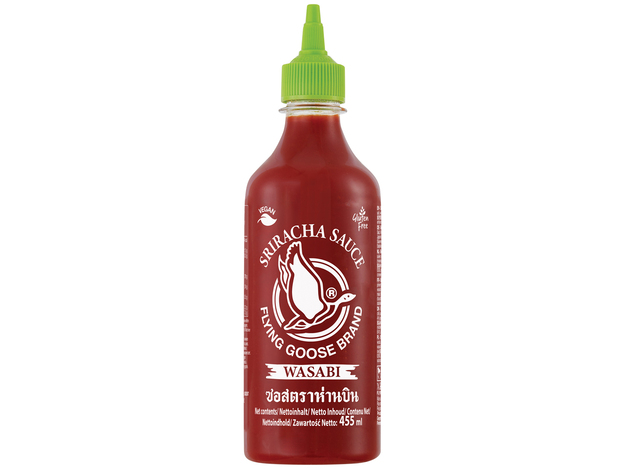 Sriracha Chilisauce mit Wasabi