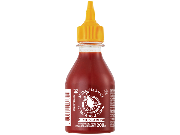 Sriracha Chilisauce mit Senf
