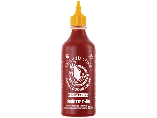 Sriracha Chilisauce mit Senf