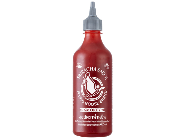 Sriracha Chilisauce Geraucht