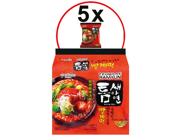 Instant Nudeln Teumsae Ramyun Scharf