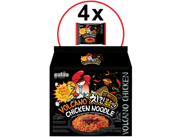 Instant Nudeln Volcano Huhn Scharf