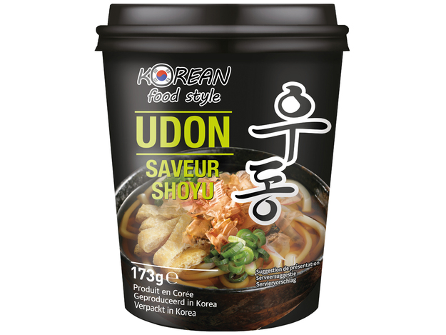 Korean Food Style Vorgekochte Ramen Shoyu (in Tasse) 12 x 173 g