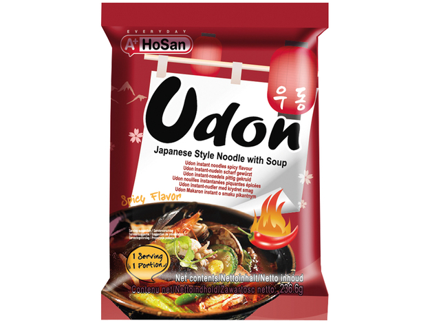 Udon Instant Nudeln Scharf Gewürzt