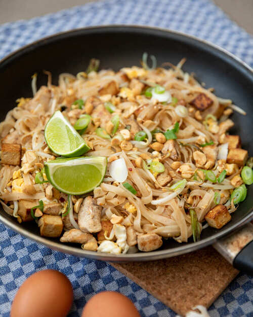Pad Thai mit Huhn