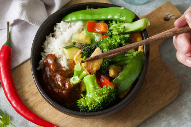 Vegetarisches Rührbraten mit Tempeh