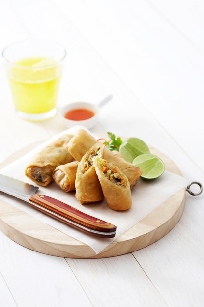 Vegetarische Frühlingsrollen